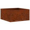 vidaXL Fire Pit Brown 60 x 60 x 30 cm Weathering Steel