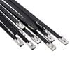 vidaXL Cable Tie 12 pcs 4.6 x 400 mm Black