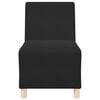 vidaXL Modular Sofa Unit Armless Black 55 x 74 x 82 cm Velvet