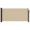 vidaXL Retractable Side Awning Beige 100x500 cm