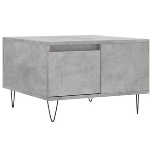 vidaXL Coffee Table Concrete Grey 55x55x36.5 cm Engineered Wood