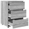 vidaXL Storage Cabinet Grey Sonoma 60 x 48 x 81 cm Engineered Wood