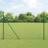 vidaXL Fence Post Green 10 x 1.6 m (36 mm mesh) Steel and PVC