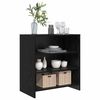 vidaXL Sideboard Black 70 x 41 x 75 cm Engineered Wood