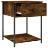 vidaXL Bedside Tables 2 pcs Smoked Oak 44x45x58 cm Engineered Wood
