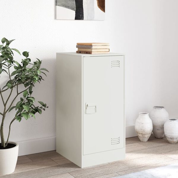 vidaXL Sideboard White 34.5x39x73 cm Steel