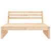 vidaXL Garden Middle Sofa 120x80 cm Solid Wood Pine