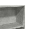 vidaXL Bookcase Concrete Grey 80x24x176 cm Engineered Wood