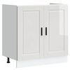 vidaXL Sink Base Cabinet with Door Porto 2 pcs White Engineered wood
