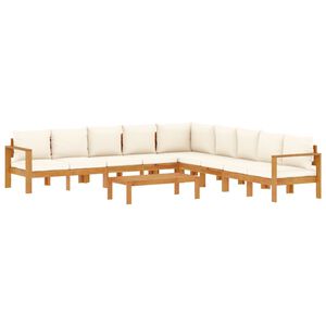 vidaXL 6 Piece Garden Sofa Set with Cushions Solid Wood Acacia