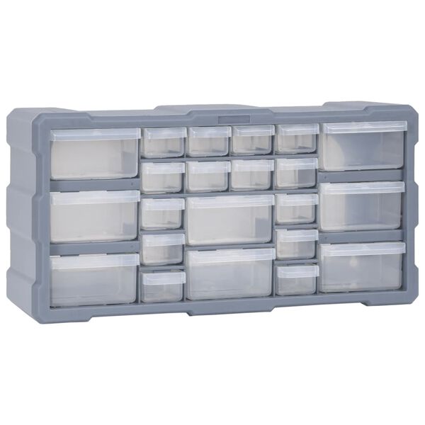 vidaXL Multi-drawer Organiser with 22 Drawers 49x16x25.5 cm