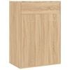 vidaXL Shoe Cabinet Sonoma Oak 60x35x84 cm Engineered Wood