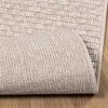 vidaXL Area Rugs Square Cream 120 x 120 cm