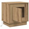 vidaXL Bedside Cabinet Artisan Oak 44 x 34.5 x 45 cm Engineered Wood
