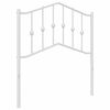 vidaXL Metal Headboard White 80 cm