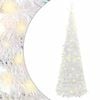 vidaXL Artificial Christmas Tree Pop-up 50 LEDs White 120 cm
