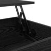 vidaXL Coffee Table Black Oak 70 x 50 x 54.5 cm Engineered Wood