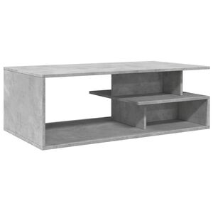 vidaXL Coffee Table Concrete Grey 102x55x35 cm Engineered Wood