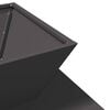 vidaXL Fire Pit Black 50 x 50 x 40 cm Steel