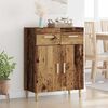 vidaXL Sideboard Old wood 34 x 69.5 x 89 cm Engineered wood