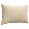 vidaXL Sofa Pillows 2 pcs Cream 60 x 40 cm Fabric
