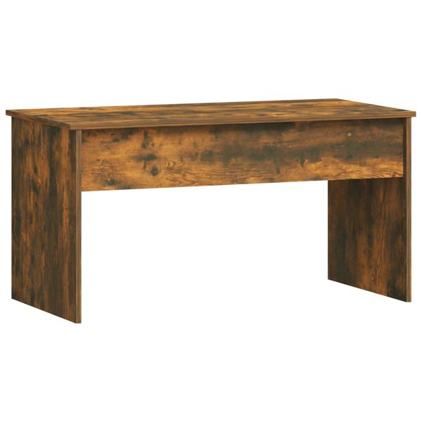 vidaXL Coffee Table Smoked Oak 102x50.5x52.5 cm Engineered Wood