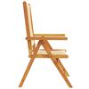 vidaXL Garden Chairs 2 pcs Beige Solid Wood Acacia and Polypropylene