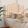 vidaXL Bed Headboard 106x4x110 cm Solid Wood Pine