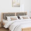vidaXL Headboard Other Brown and taupe 160 cm Solid pine wood