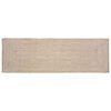vidaXL Area Rug Natural and White 80 x 300 cm Jute