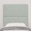 vidaXL Headboard with Headboard Light Grey 80 cm Faux Leather