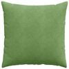 vidaXL Sofa Pillows 2 pcs Light green 80 x 80 cm Corduroy Fabric
