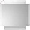 vidaXL LED Bathroom Mirror 60x80 cm