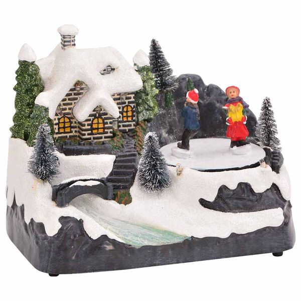 vidaXL Christmas Tabletop Multicolour 16 x 11.5 x 13 cm Plastic