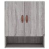 vidaXL Wall Cabinet Grey Sonoma 60x31x70 cm Engineered Wood