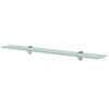 vidaXL Floating Shelves 2 pcs Glass 70x10 cm 8 mm