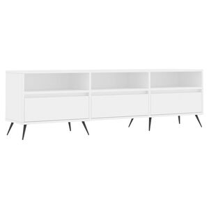 vidaXL TV Cabinet White 150x30x44.5 cm Engineered Wood