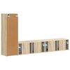 vidaXL TV Cabinet Set Wall-mounted 3 pcs Sonoma Oak Engineered Wood
