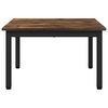 vidaXL Coffee Table Smoke Oak 60 x 60 x 36 cm Engineered Wood