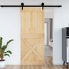 vidaXL Door NARVIK 95x210 cm Solid Wood Pine