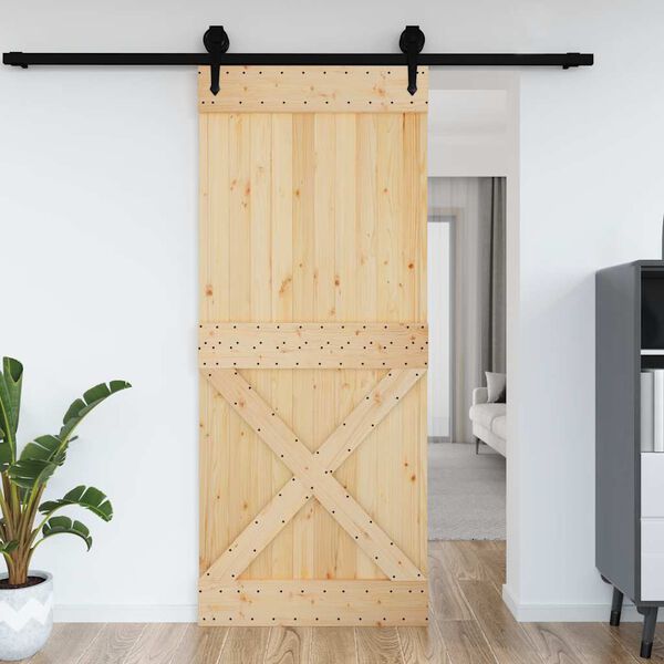 vidaXL Door NARVIK 95x210 cm Solid Wood Pine