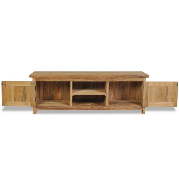vidaXL TV Cabinet Solid Teak 120x30x40 cm