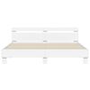 vidaXL Bed Frame without Mattress White 200x200 cm