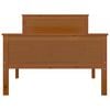 vidaXL Bed Frame without Mattress Honey Brown Solid Wood Pine 90x200 cm