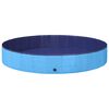 vidaXL Dog Pool Folding Blue &Oslash;200 x 30 cm Thick PVC