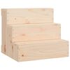 vidaXL Pet Stair 40x37.5x35 cm Solid Wood Pine