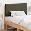vidaXL Upholstered Headboard Brown and Taupe 75 cm Solid Pine Wood