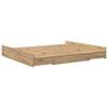 vidaXL Storage Bed Frame Artisan Oak 200 x 200 cm Engineered Wood