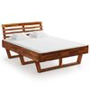 vidaXL Bed Frame without Mattress Solid Acacia Wood 140x200 cm