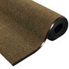 vidaXL Doormat Other Brown and Black 120 x 400 cm Polyamide and PVC